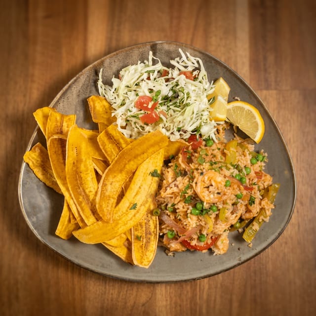 Arroz Con Camarones.